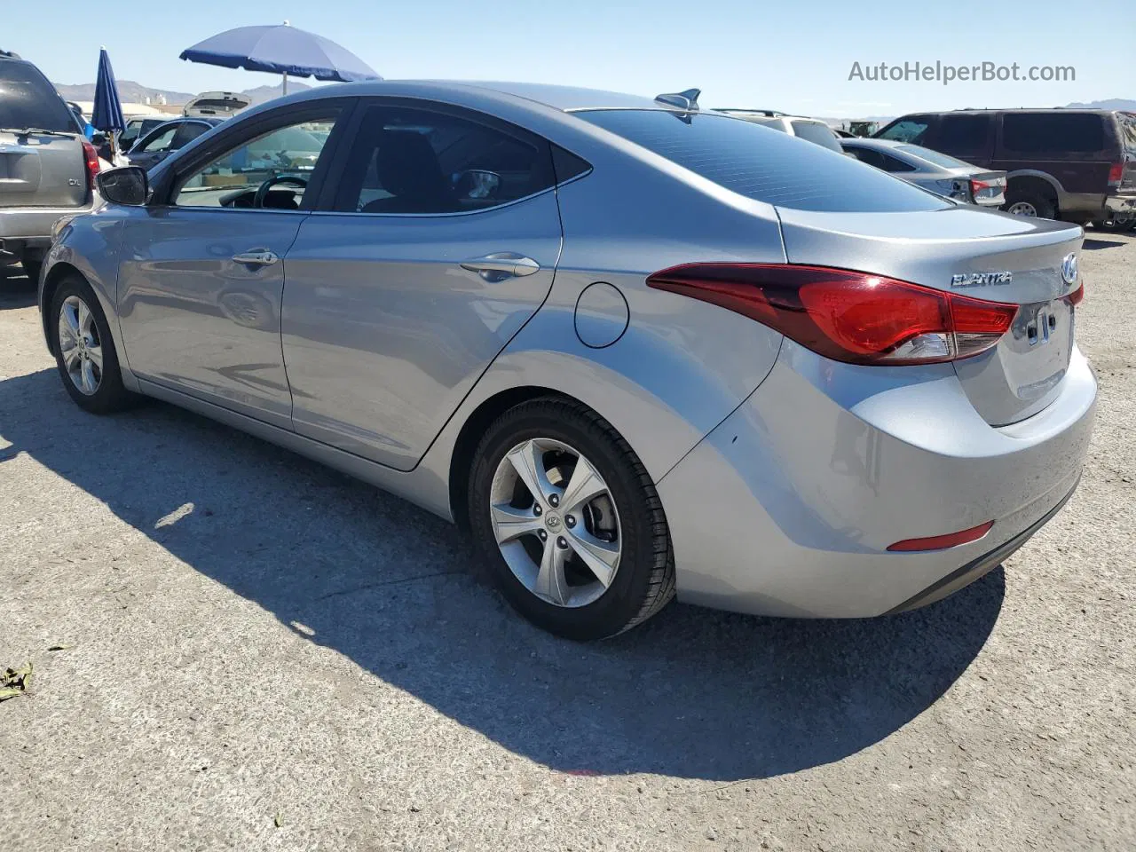 2016 Hyundai Elantra Se Silver vin: 5NPDH4AE6GH780711