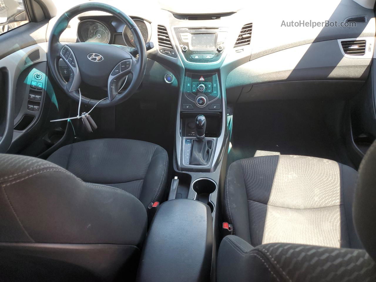 2016 Hyundai Elantra Se Серебряный vin: 5NPDH4AE6GH780711