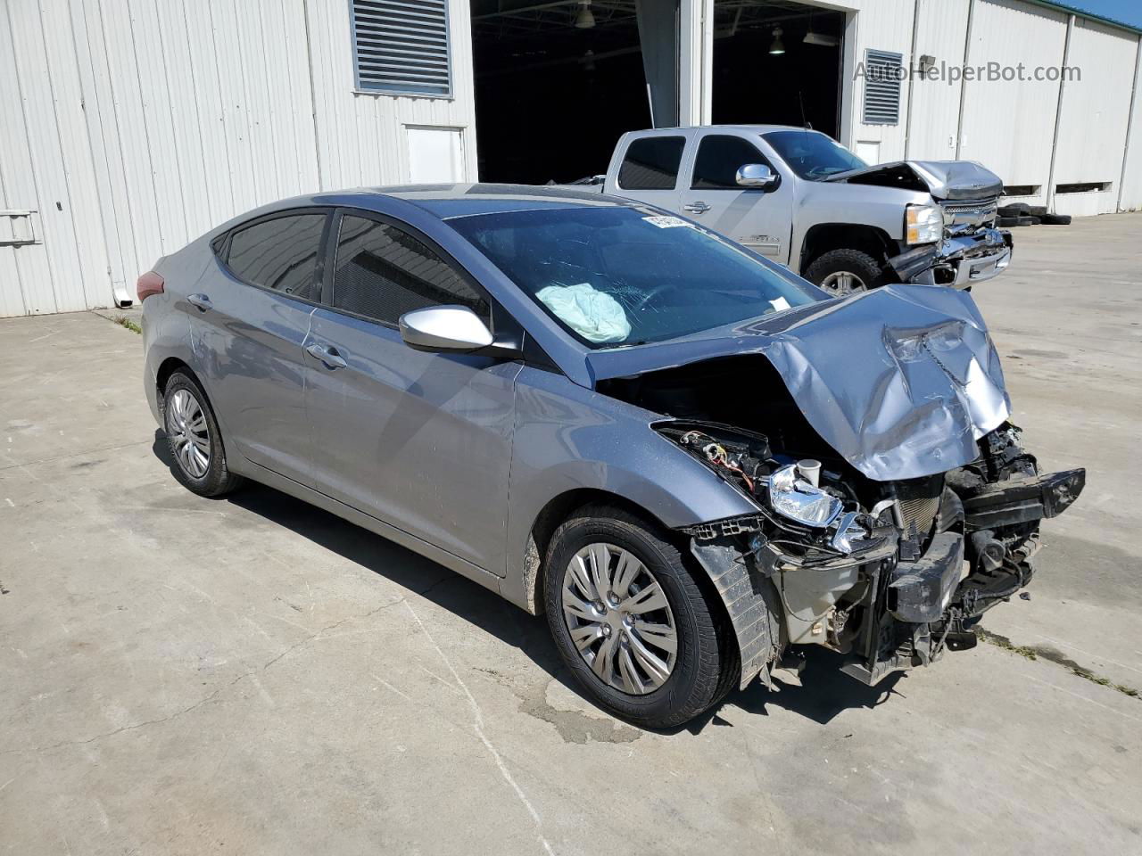 2016 Hyundai Elantra Se Синий vin: 5NPDH4AE6GH792681