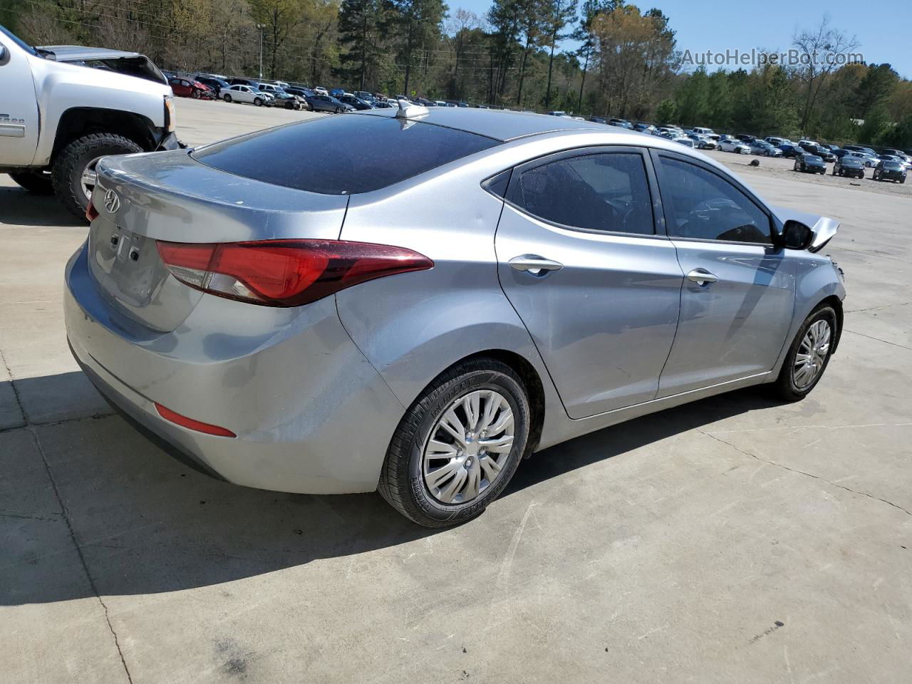 2016 Hyundai Elantra Se Синий vin: 5NPDH4AE6GH792681