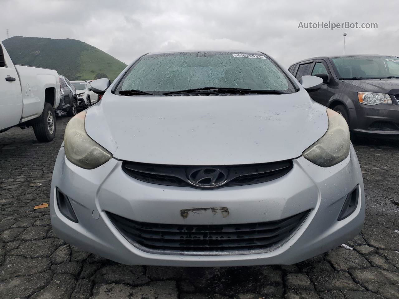 2011 Hyundai Elantra Gls Silver vin: 5NPDH4AE7BH048838