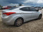 2012 Hyundai Elantra Gls Silver vin: 5NPDH4AE7CH111017