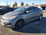 2013 Hyundai Elantra Gls Gray vin: 5NPDH4AE7DH184664