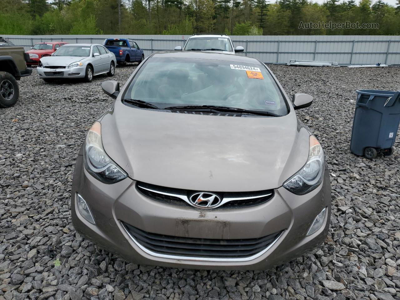 2013 Hyundai Elantra Gls Tan vin: 5NPDH4AE7DH191937