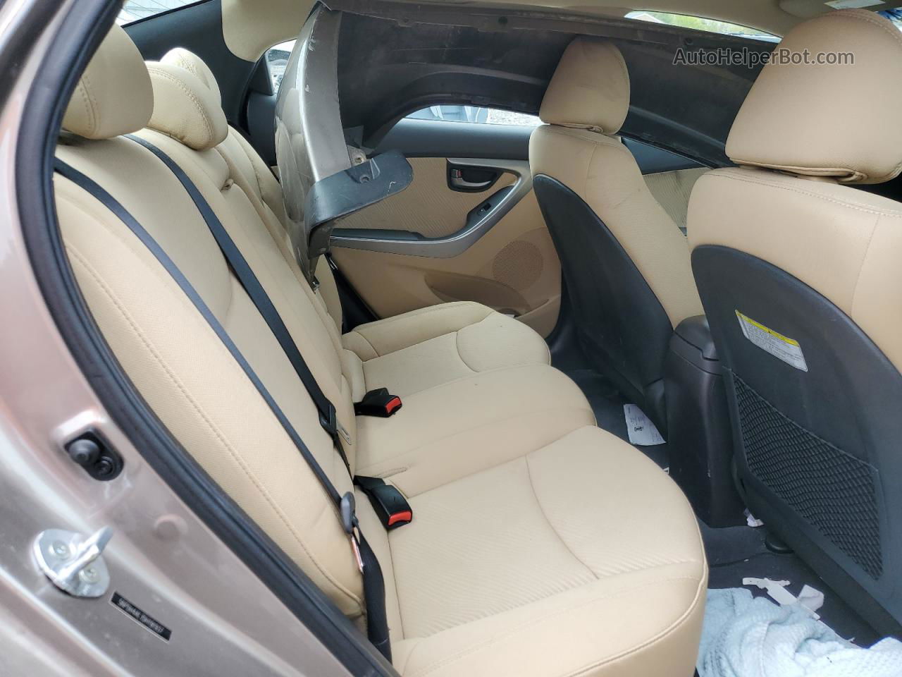 2013 Hyundai Elantra Gls Tan vin: 5NPDH4AE7DH191937