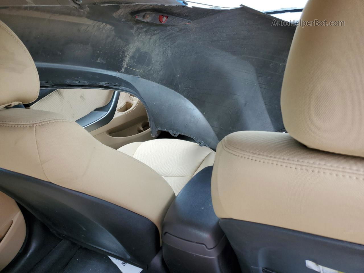 2013 Hyundai Elantra Gls Tan vin: 5NPDH4AE7DH191937