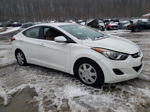 2013 Hyundai Elantra Gls White vin: 5NPDH4AE7DH221437