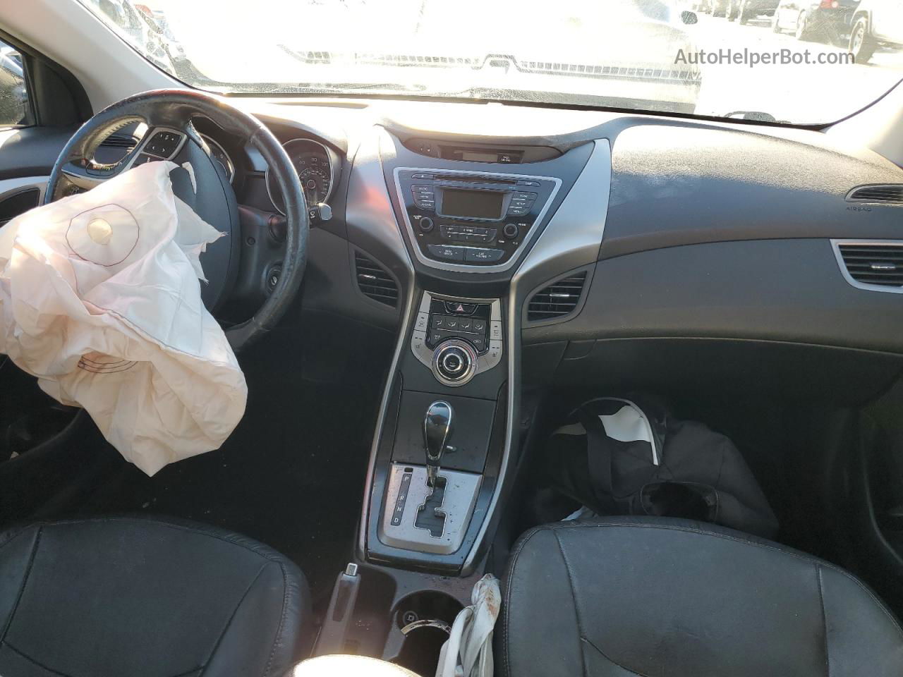 2013 Hyundai Elantra Gls Черный vin: 5NPDH4AE7DH229375