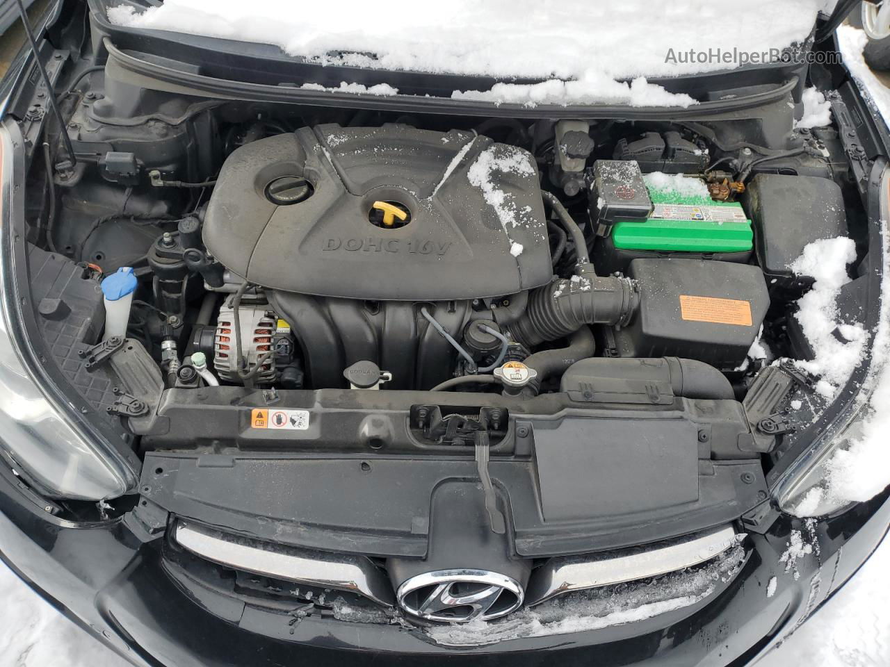 2013 Hyundai Elantra Gls Черный vin: 5NPDH4AE7DH229375