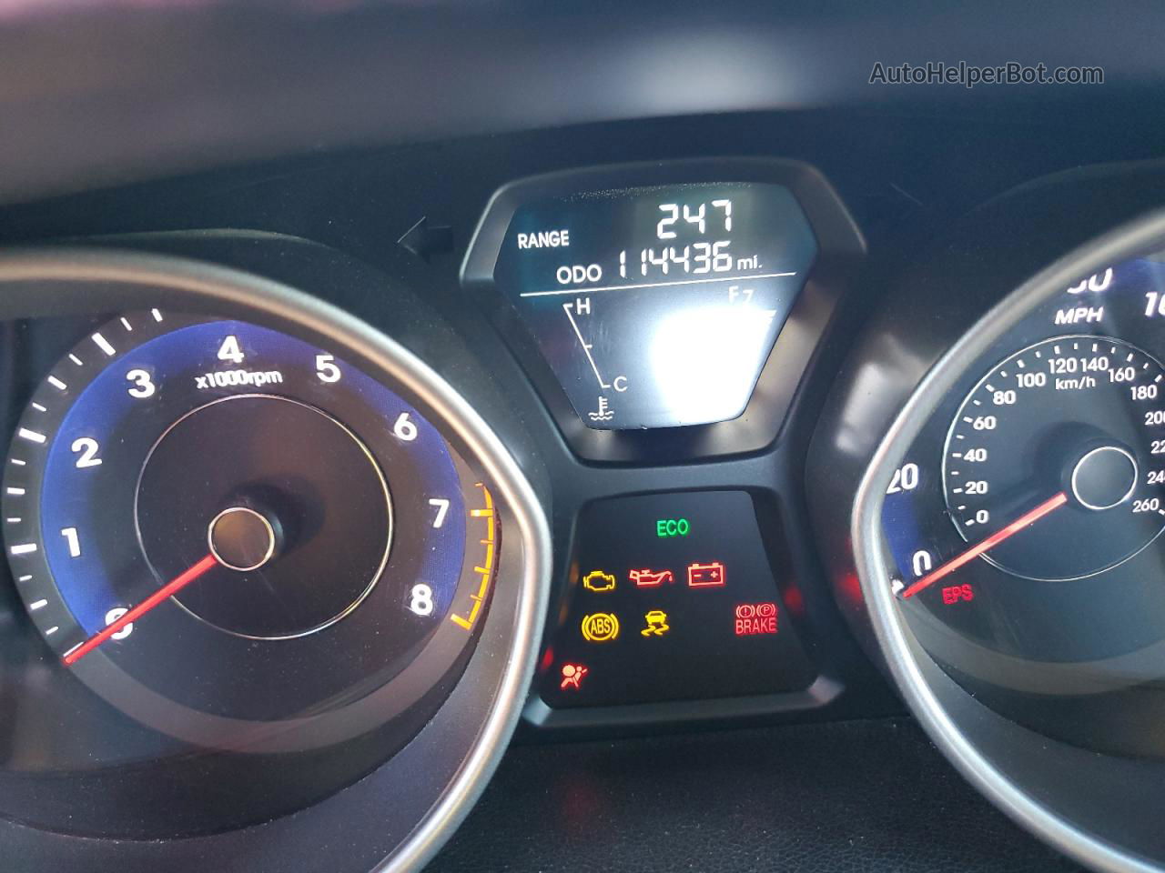 2013 Hyundai Elantra Gls Черный vin: 5NPDH4AE7DH229375
