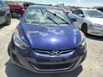 2013 Hyundai Elantra Gls Blue vin: 5NPDH4AE7DH229957