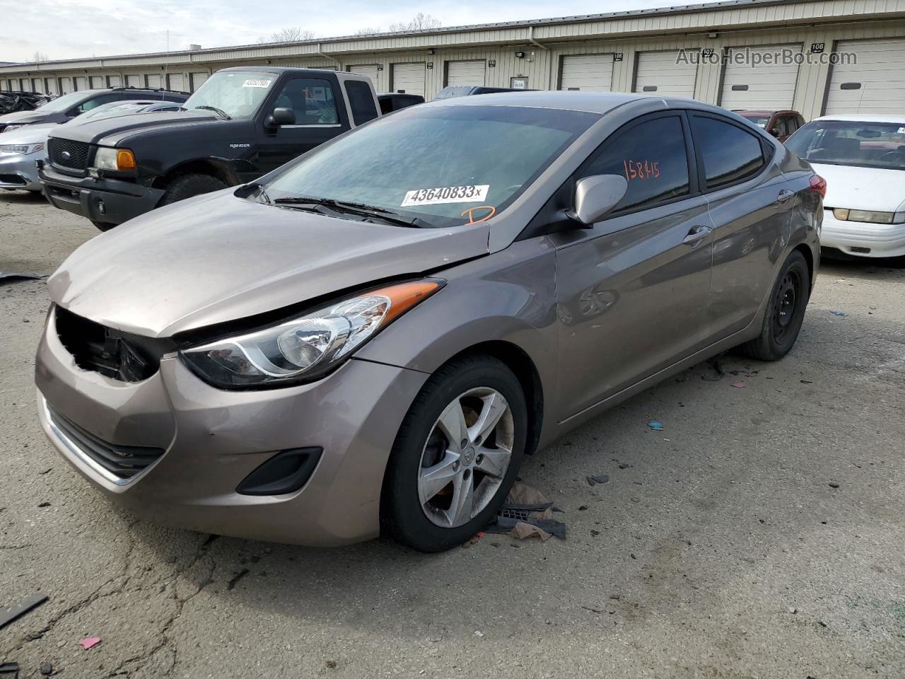 2013 Hyundai Elantra Gls Tan vin: 5NPDH4AE7DH298423