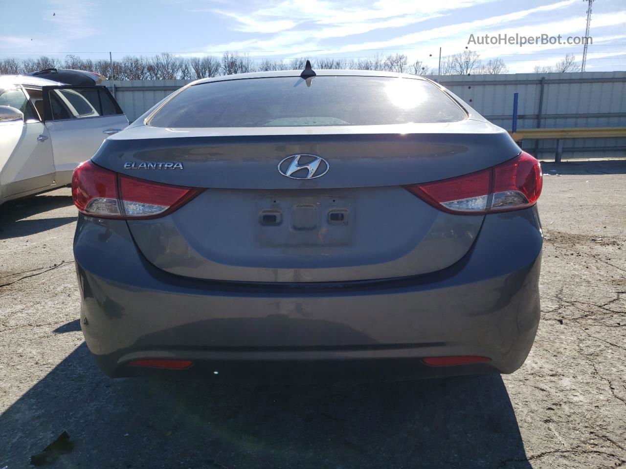 2013 Hyundai Elantra Gls Серебряный vin: 5NPDH4AE7DH299992