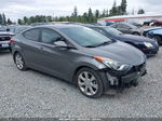 2013 Hyundai Elantra Limited Gray vin: 5NPDH4AE7DH324485