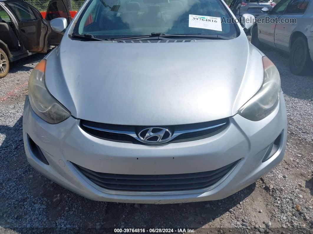 2013 Hyundai Elantra Gls Silver vin: 5NPDH4AE7DH351850