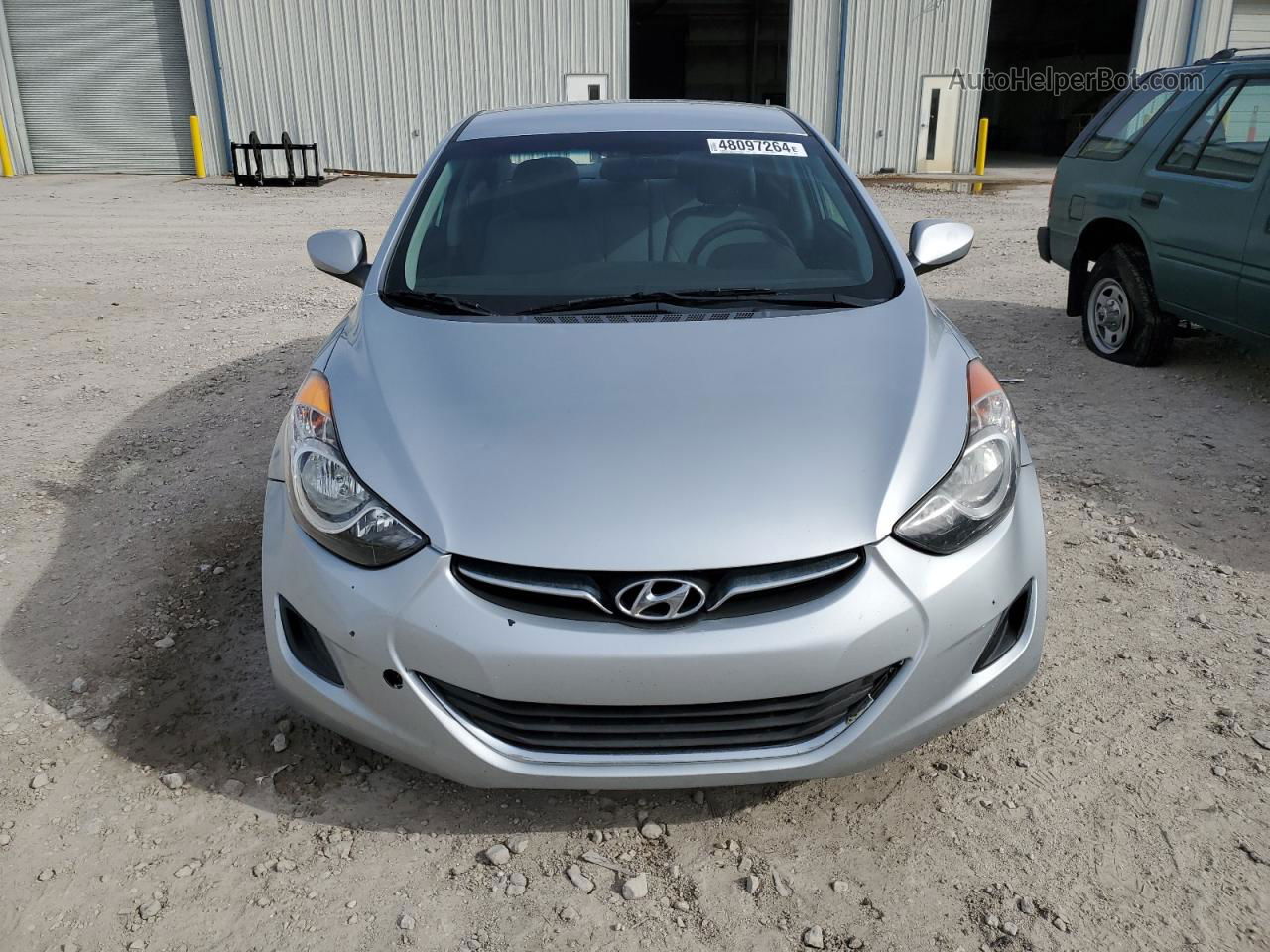 2013 Hyundai Elantra Gls Silver vin: 5NPDH4AE7DH380958