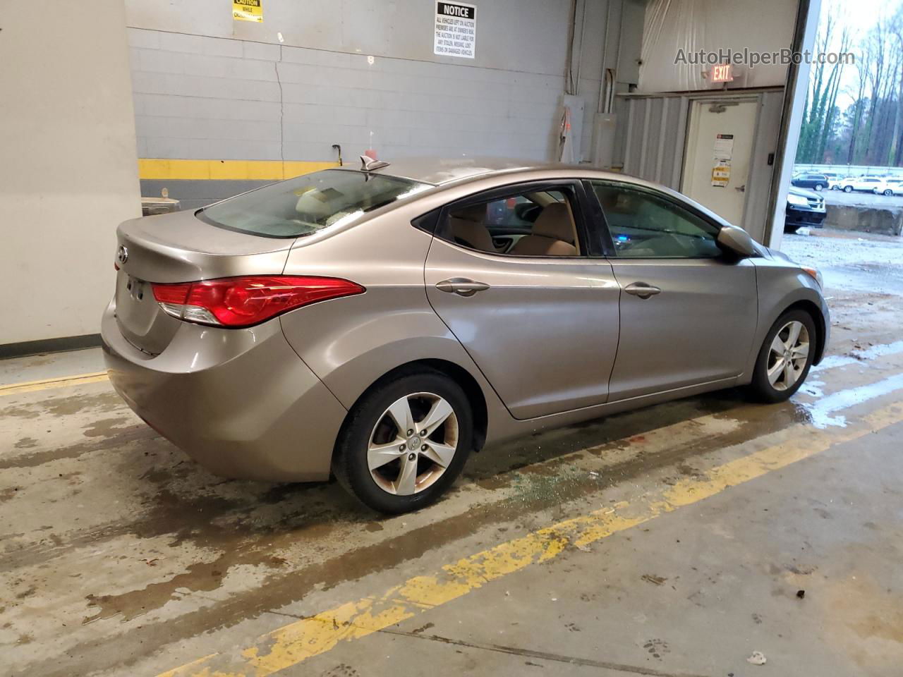 2013 Hyundai Elantra Gls Gold vin: 5NPDH4AE7DH395489