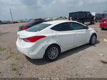 2013 Hyundai Elantra Gls White vin: 5NPDH4AE7DH405860