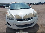 2013 Hyundai Elantra Gls White vin: 5NPDH4AE7DH405860