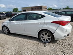 2013 Hyundai Elantra Gls White vin: 5NPDH4AE7DH406104