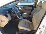 2013 Hyundai Elantra Gls White vin: 5NPDH4AE7DH406104