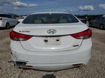 2013 Hyundai Elantra Gls White vin: 5NPDH4AE7DH406104