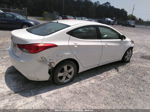 2013 Hyundai Elantra Gls White vin: 5NPDH4AE7DH421749