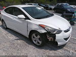 2013 Hyundai Elantra Gls White vin: 5NPDH4AE7DH421749