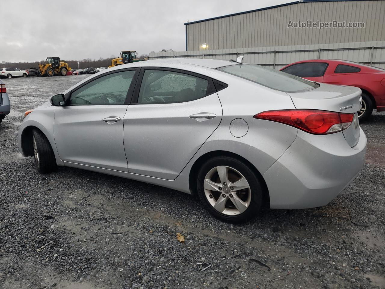 2013 Hyundai Elantra Gls Серебряный vin: 5NPDH4AE7DH438082