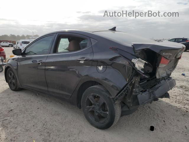 2014 Hyundai Elantra Se Черный vin: 5NPDH4AE7EH483797