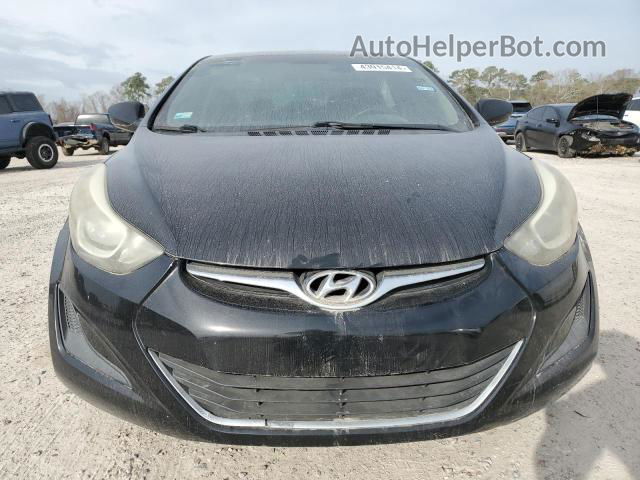 2014 Hyundai Elantra Se Black vin: 5NPDH4AE7EH483797