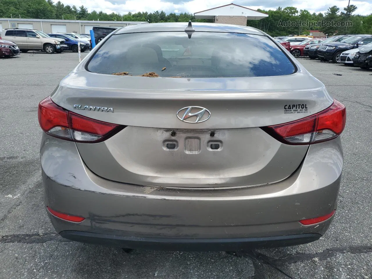 2014 Hyundai Elantra Se Tan vin: 5NPDH4AE7EH522985