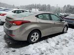 2014 Hyundai Elantra Se Beige vin: 5NPDH4AE7EH524753