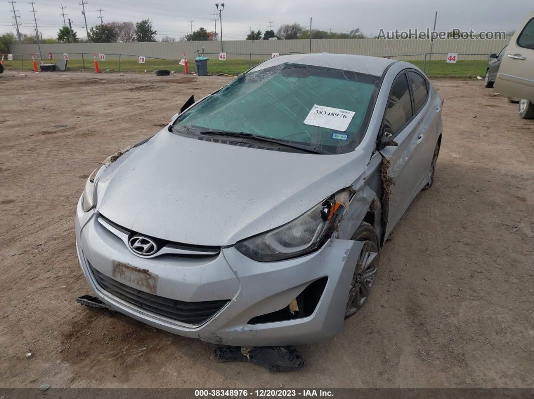 2014 Hyundai Elantra Se Silver vin: 5NPDH4AE7EH526034