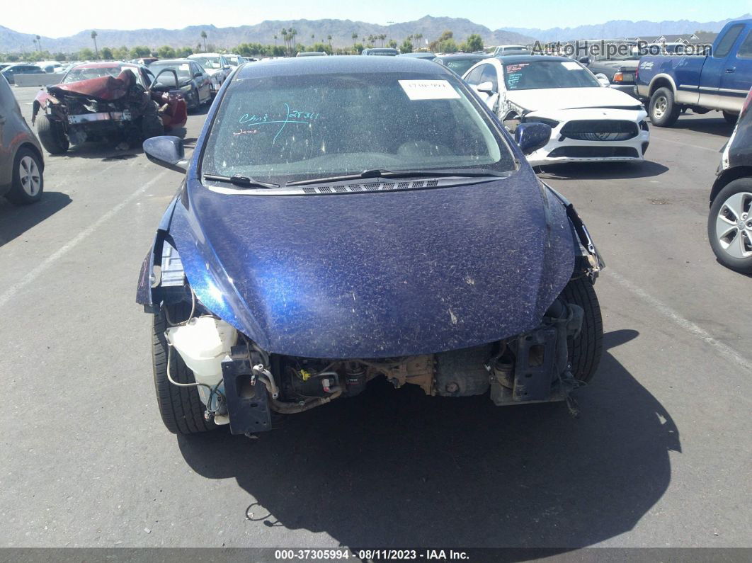 2014 Hyundai Elantra Se Blue vin: 5NPDH4AE7EH532805