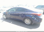 2014 Hyundai Elantra Se Синий vin: 5NPDH4AE7EH532805