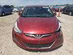 2014 Hyundai Elantra Se Maroon vin: 5NPDH4AE7EH535297