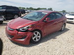 2014 Hyundai Elantra Se Maroon vin: 5NPDH4AE7EH535297