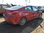 2014 Hyundai Elantra Se Red vin: 5NPDH4AE7EH537180