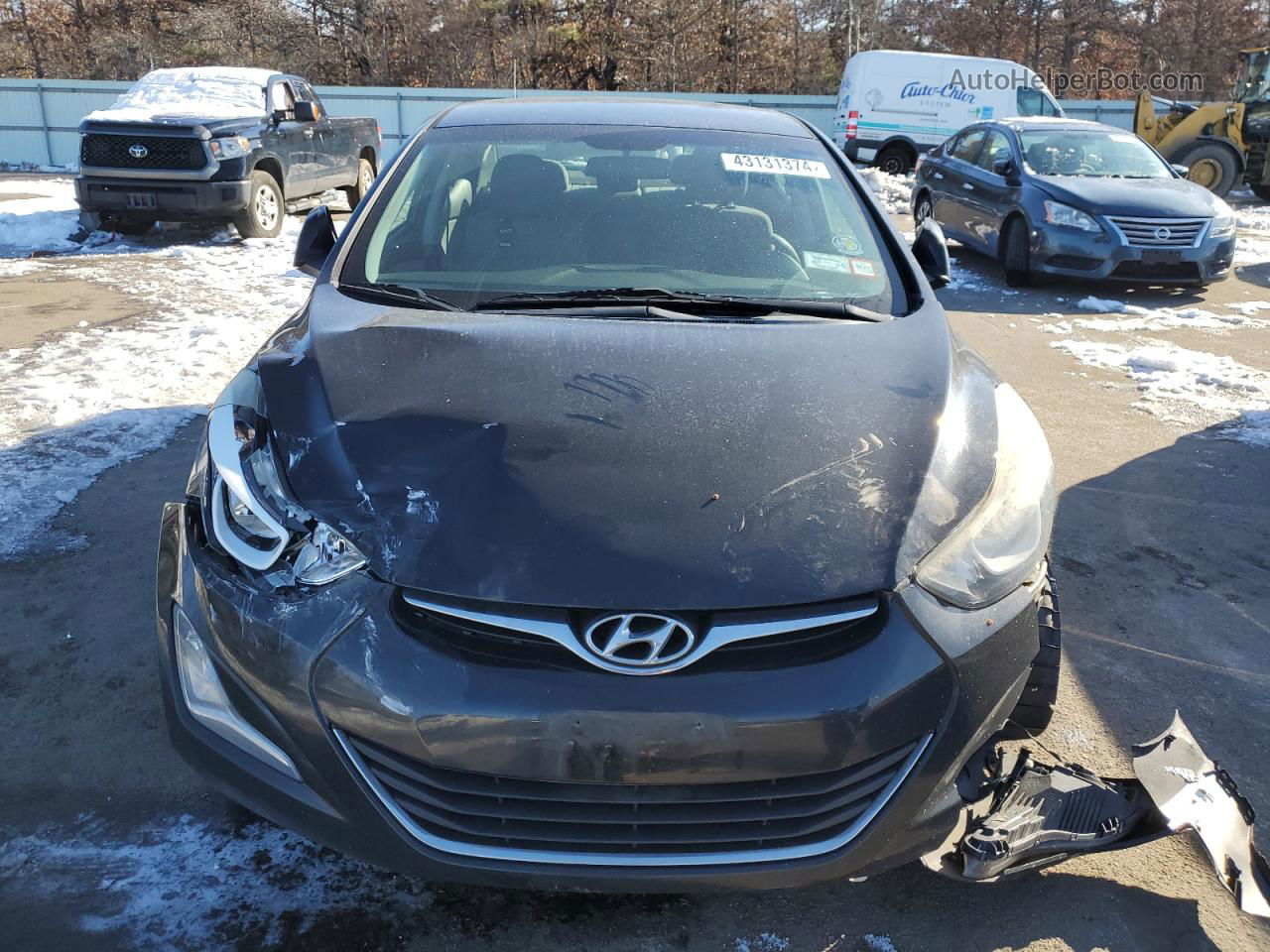 2014 Hyundai Elantra Se Черный vin: 5NPDH4AE7EH543108