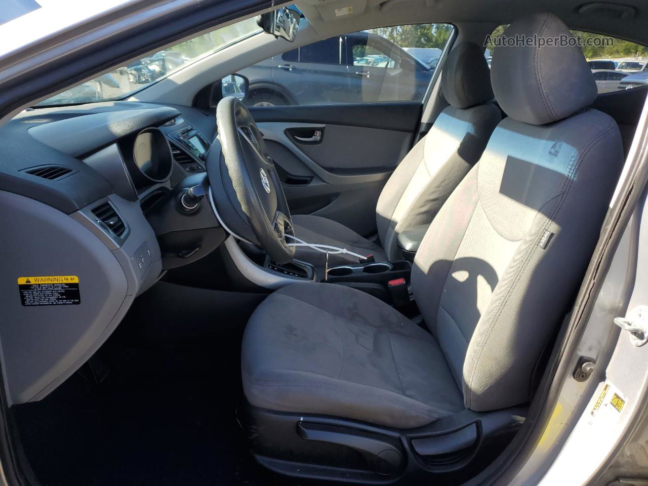 2016 Hyundai Elantra Se Серебряный vin: 5NPDH4AE7GH662747