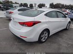 2016 Hyundai Elantra Value Edition White vin: 5NPDH4AE7GH673280