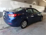 2016 Hyundai Elantra Se Blue vin: 5NPDH4AE7GH682657