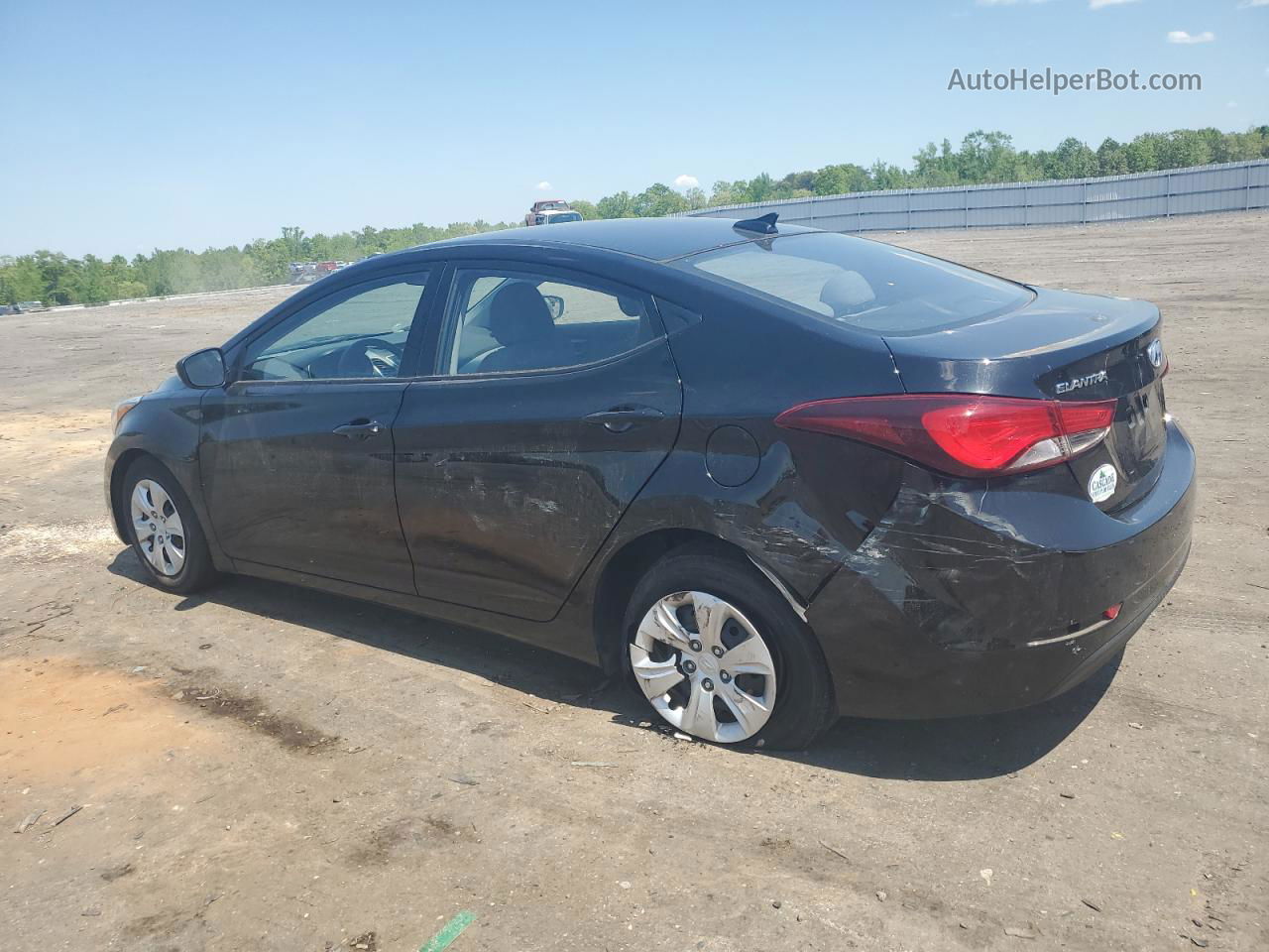 2016 Hyundai Elantra Se Black vin: 5NPDH4AE7GH684425