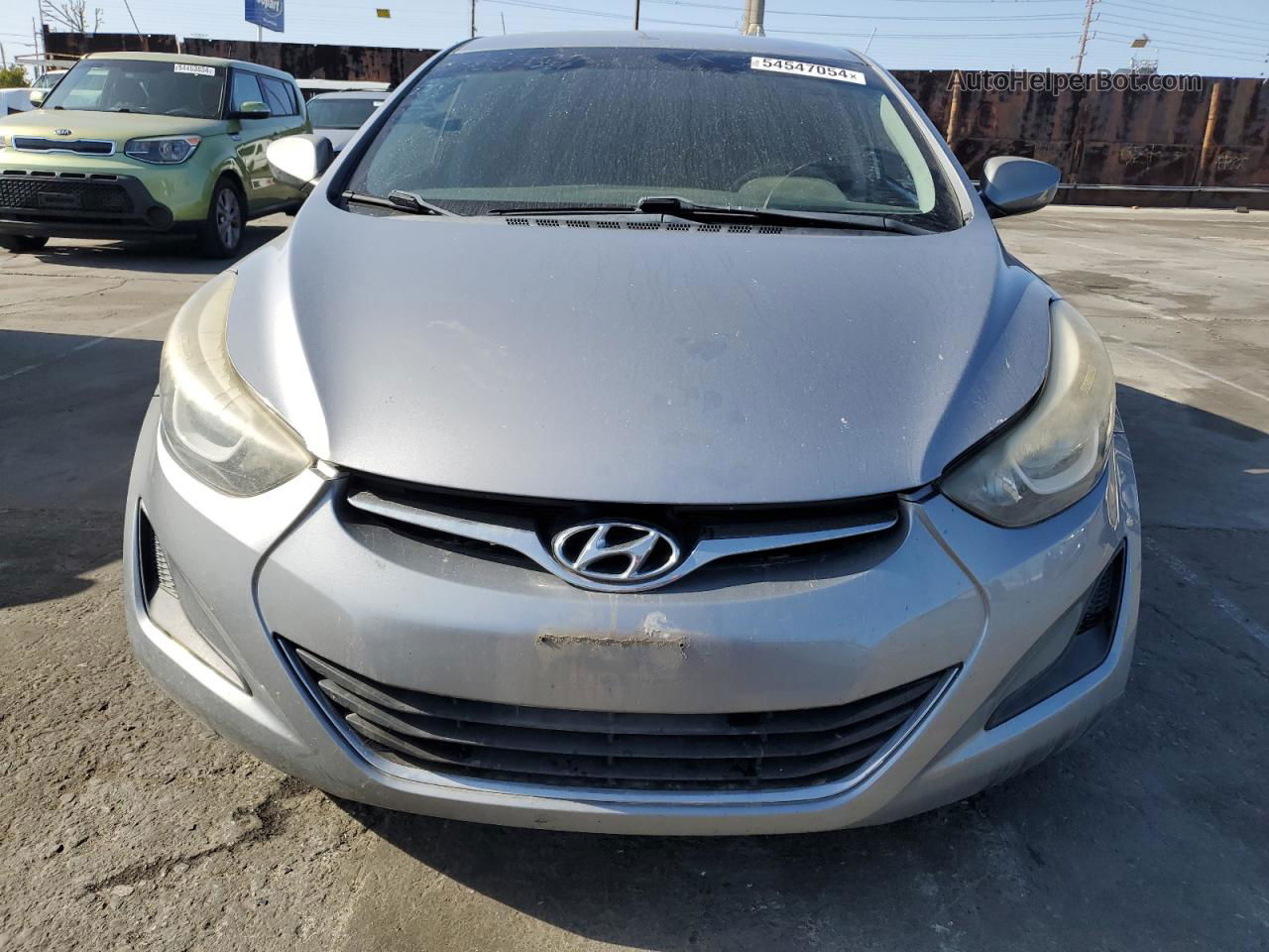 2016 Hyundai Elantra Se Серебряный vin: 5NPDH4AE7GH695246