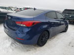 2016 Hyundai Elantra Se Синий vin: 5NPDH4AE7GH715432