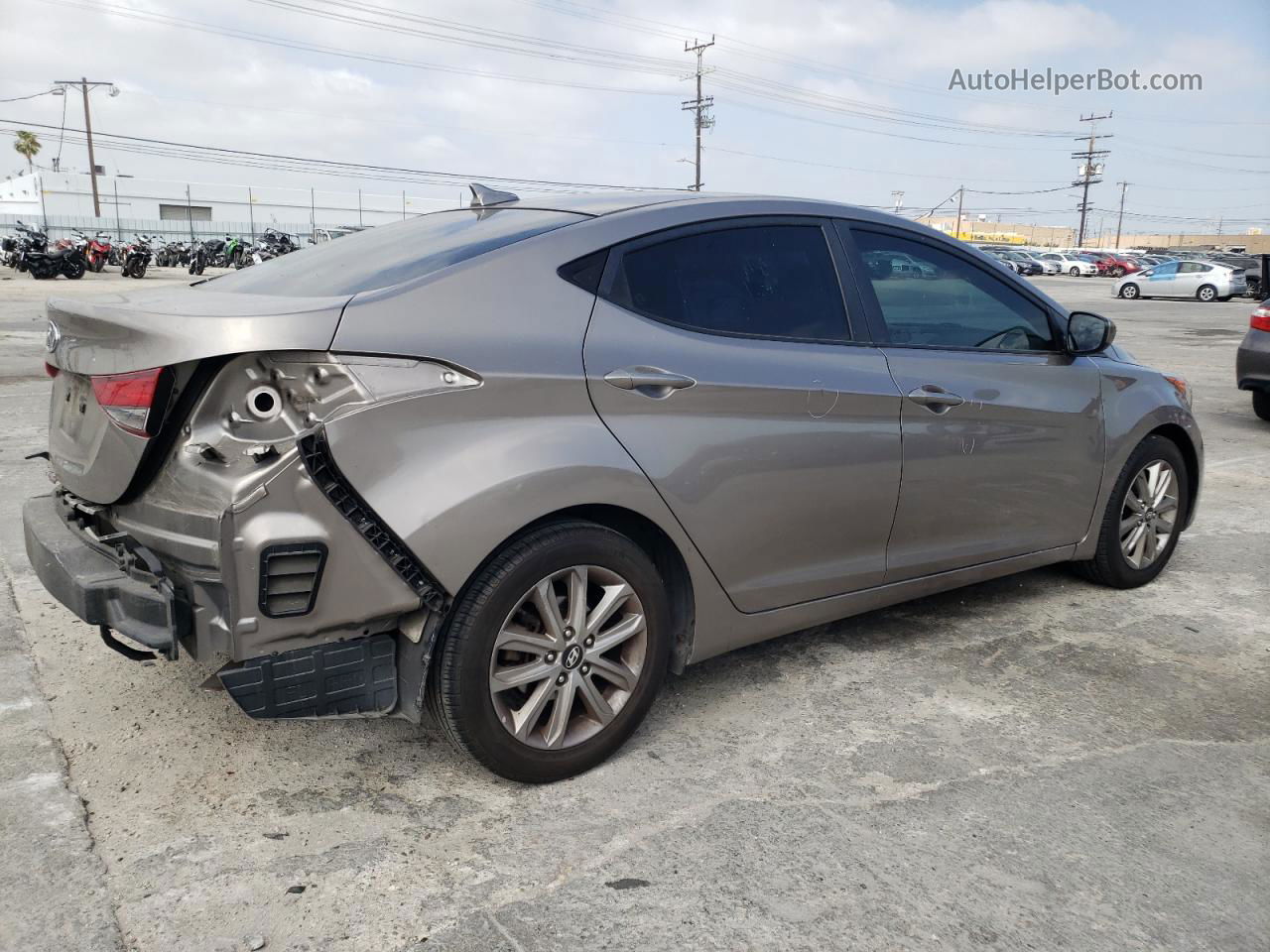 2016 Hyundai Elantra Se Золотой vin: 5NPDH4AE7GH718041