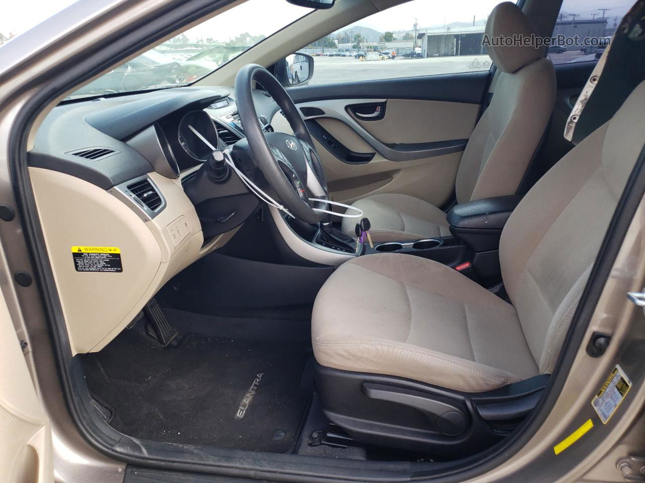 2016 Hyundai Elantra Se Золотой vin: 5NPDH4AE7GH718041