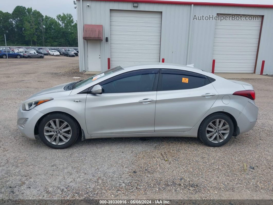 2016 Hyundai Elantra Se Silver vin: 5NPDH4AE7GH721750