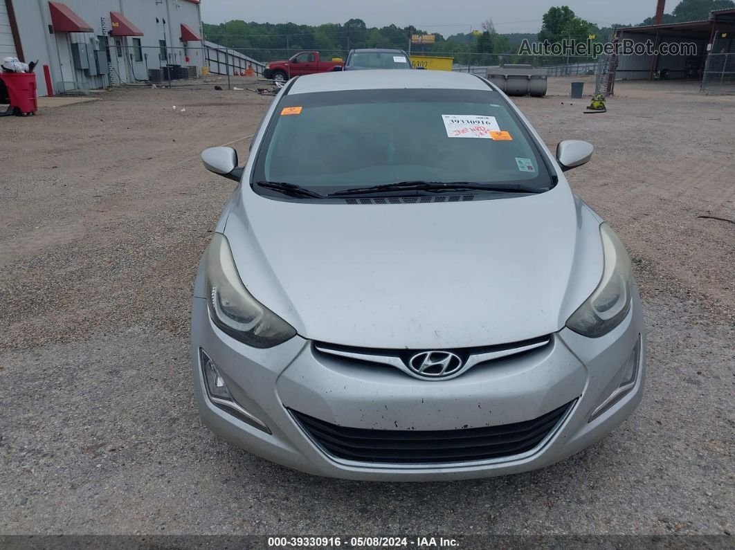 2016 Hyundai Elantra Se Silver vin: 5NPDH4AE7GH721750